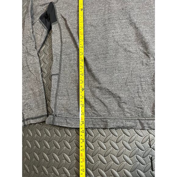 Men's Lululemon Surge‎ Warm Crew *Silver, HDS Grey/Gray, Size L Long Sleeve - Picture 6 of 7
